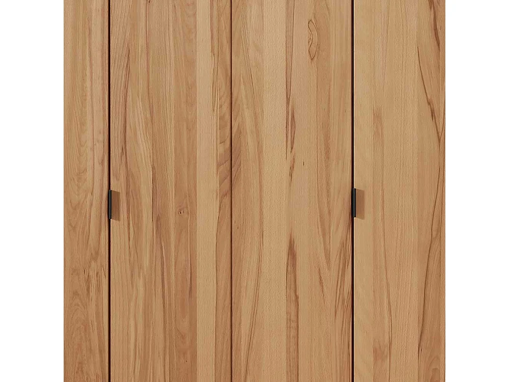Massivholz Kleiderschrank aus Kernbuche geölt 305 cm breit
