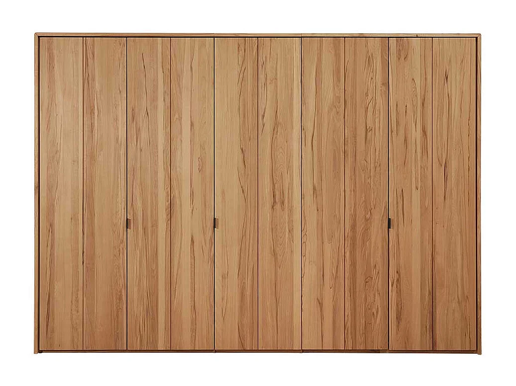 Massivholz Kleiderschrank aus Kernbuche geölt 305 cm breit