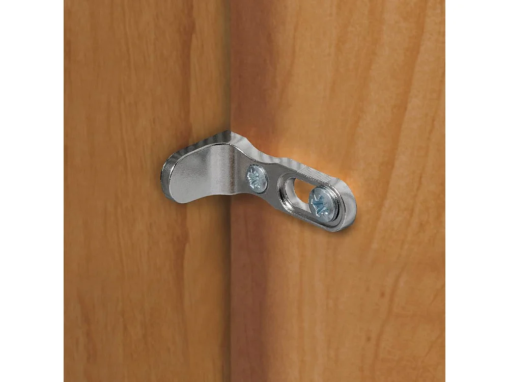 Drehtürenschrank Spiegeltürenschrank auf Sockel mit Metallgriffen