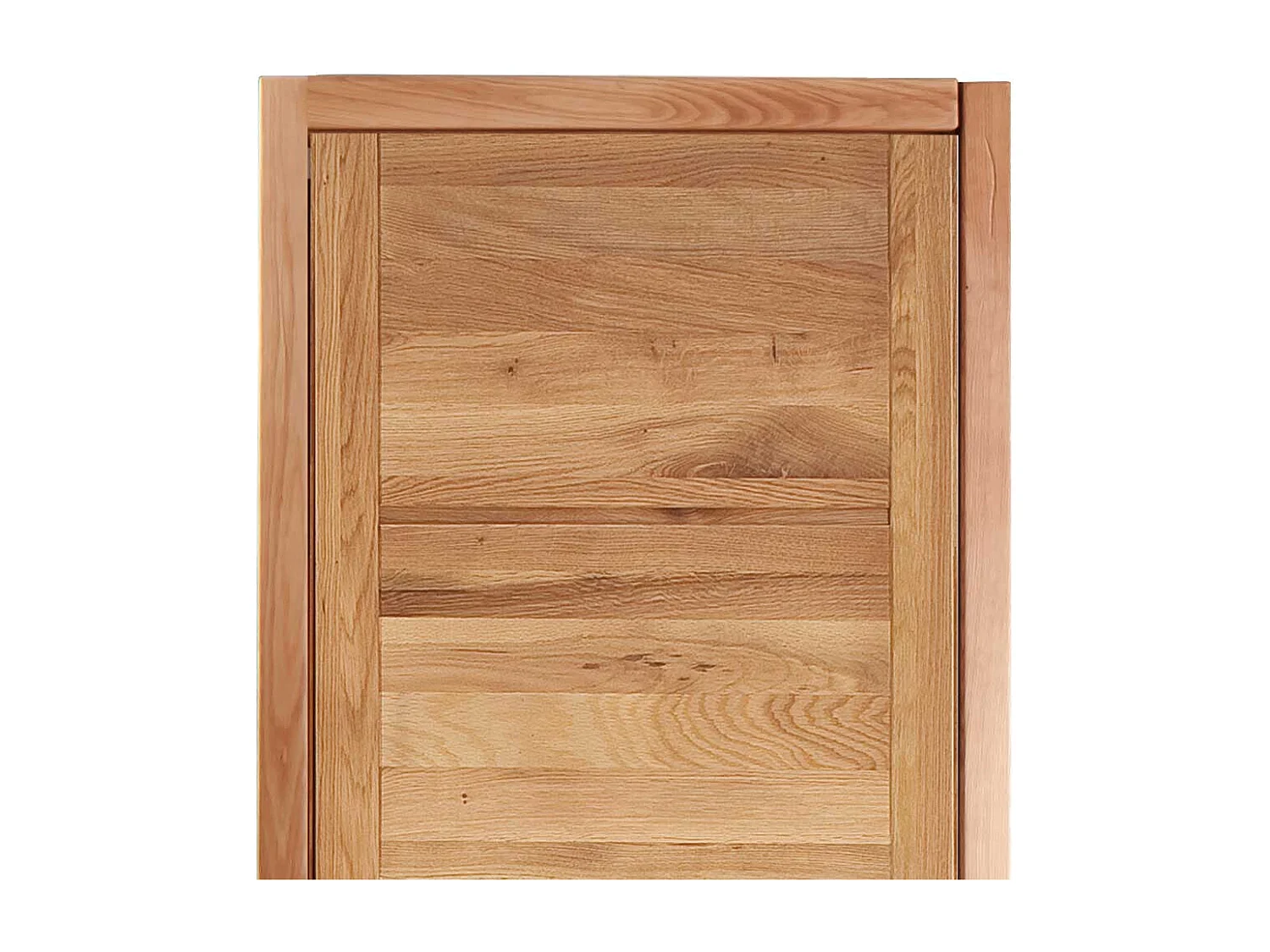 Eintüriger Kleiderschrank aus Wildeiche Massivholz geölt