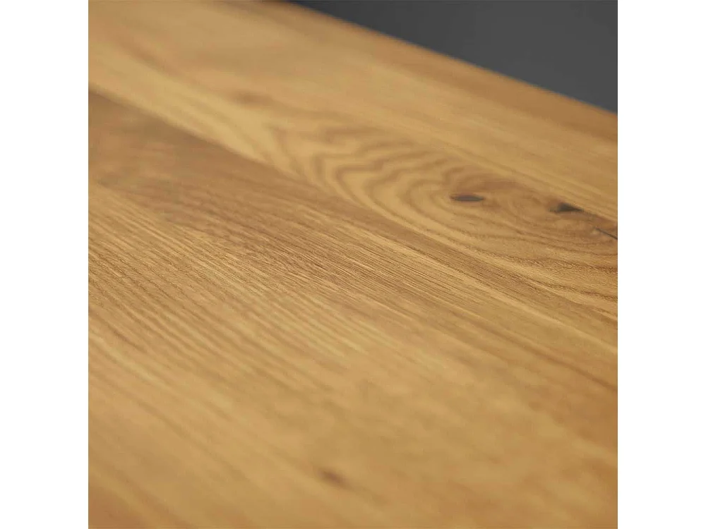 Schlafzimmerschrank in Weiß und Wildeiche 90 cm breit