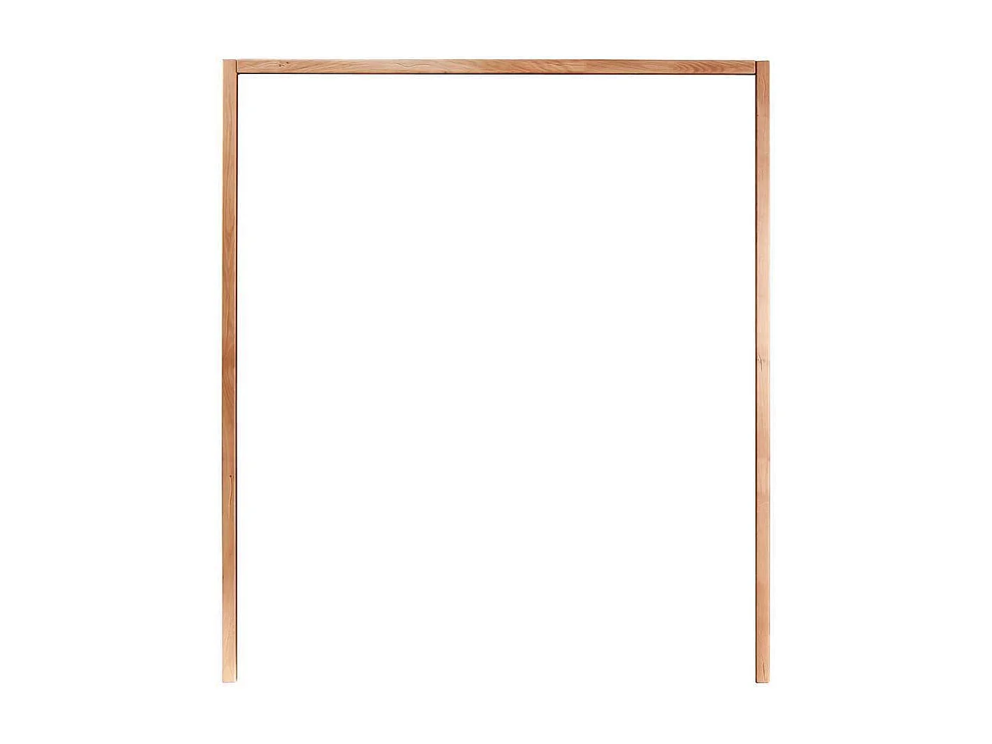 Massiver Kleiderschrank aus Wildeiche und Glas 3 türig