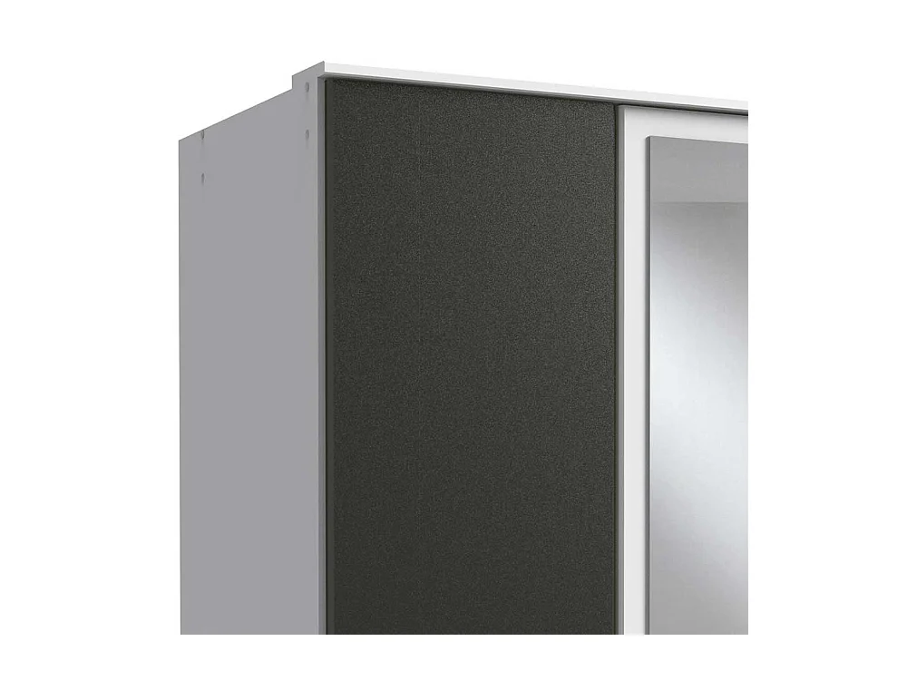 Kleiderschrank Gästezimmer mit drei Schubladen Spiegeltür