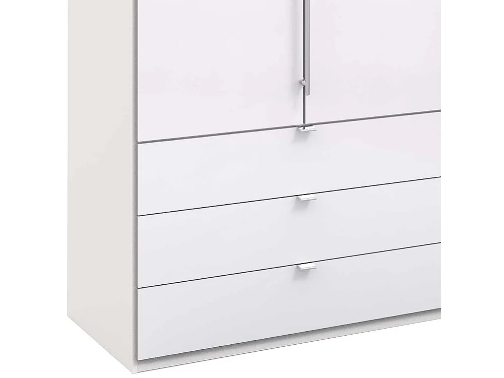 Weißer Schlafzimmerschrank 3 türig modern