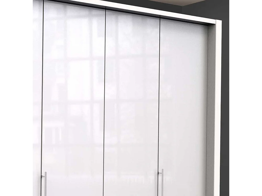 Weißer Schlafzimmerschrank 3 türig modern