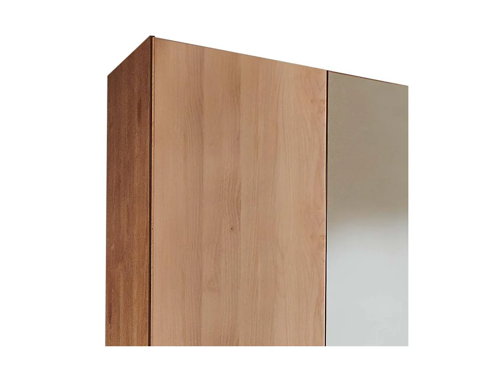 Holz-Kleiderschrank Spiegel-Kleiderschrank mit Drehtüren in modernem Design