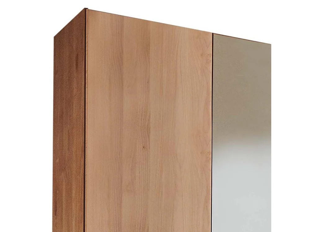 Holz-Kleiderschrank Spiegel-Kleiderschrank mit Drehtüren in modernem Design