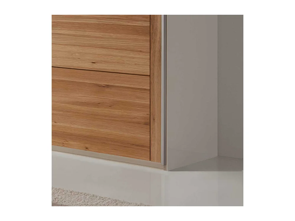 Schlafzimmerschrank mit Schiebetüren Wildeiche Dekor