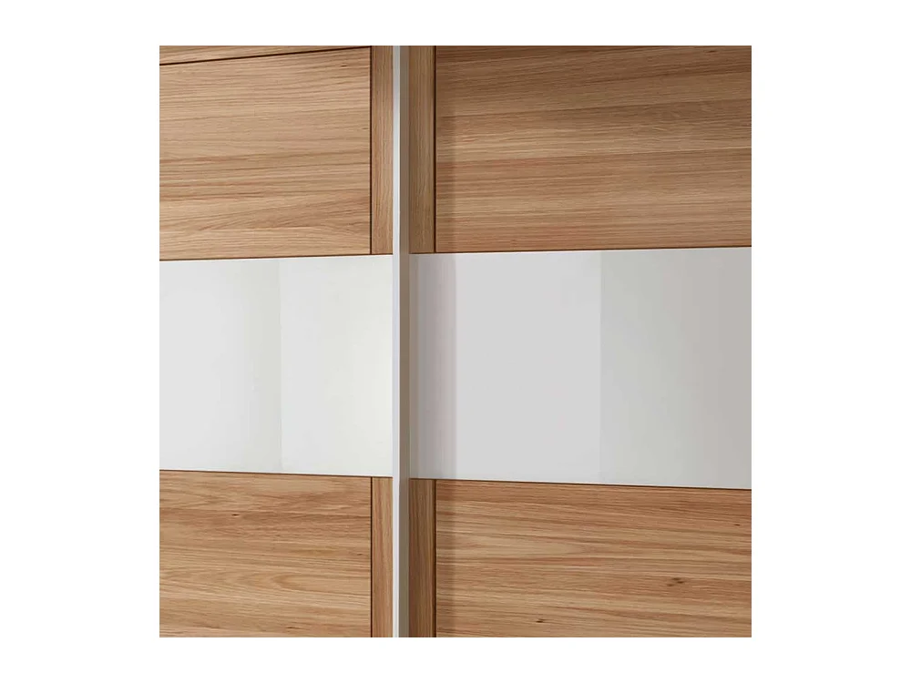 Schlafzimmerschrank mit Schiebetüren Wildeiche Dekor