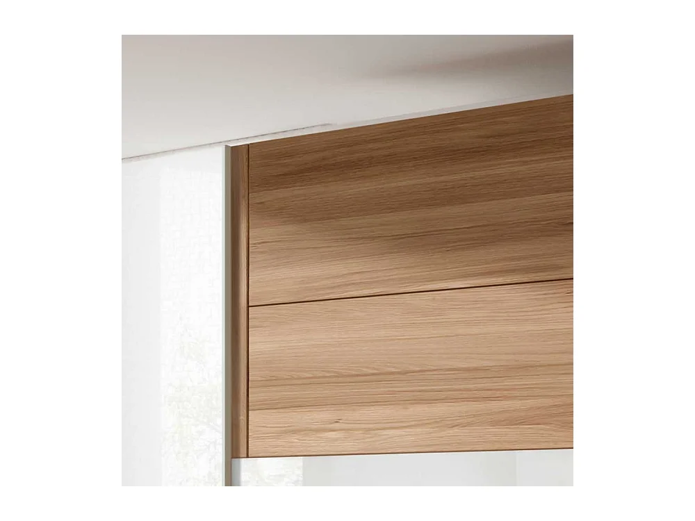 Schlafzimmerschrank mit Schiebetüren Wildeiche Dekor