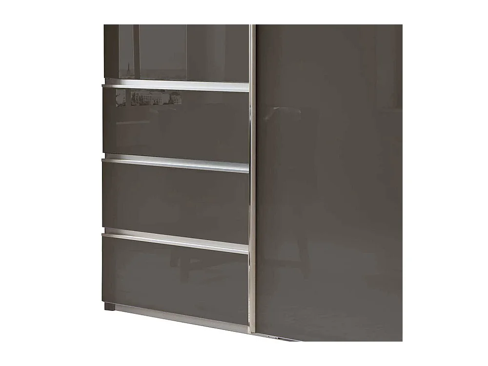 Kleiderschrank Jugendzimmer mit drei Schubladen modernem Design