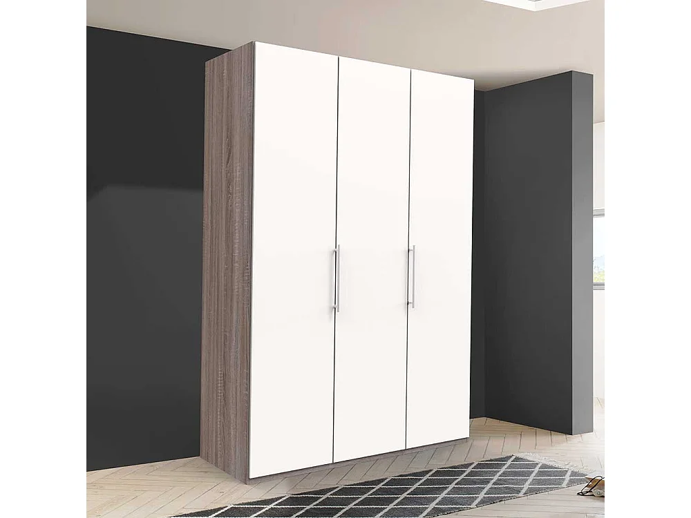 Kleiderschrank Jugendzimmer 2 türig Metallgriffen