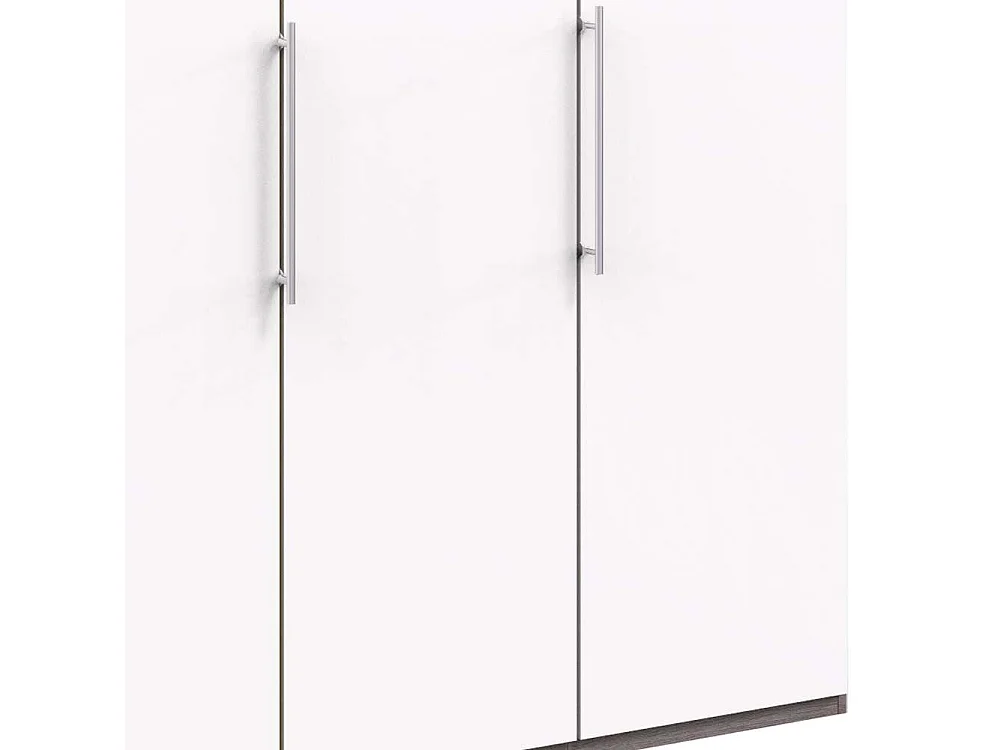 Kleiderschrank Jugendzimmer 2 türig Metallgriffen