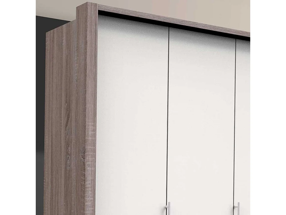 Kleiderschrank Jugendzimmer 2 türig Metallgriffen