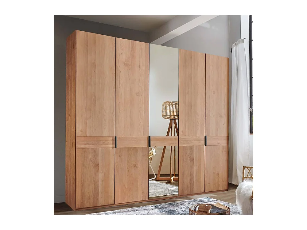 Schlafzimmerschrank Drehtürenkleiderschrank 246 cm breit 216 cm hoch