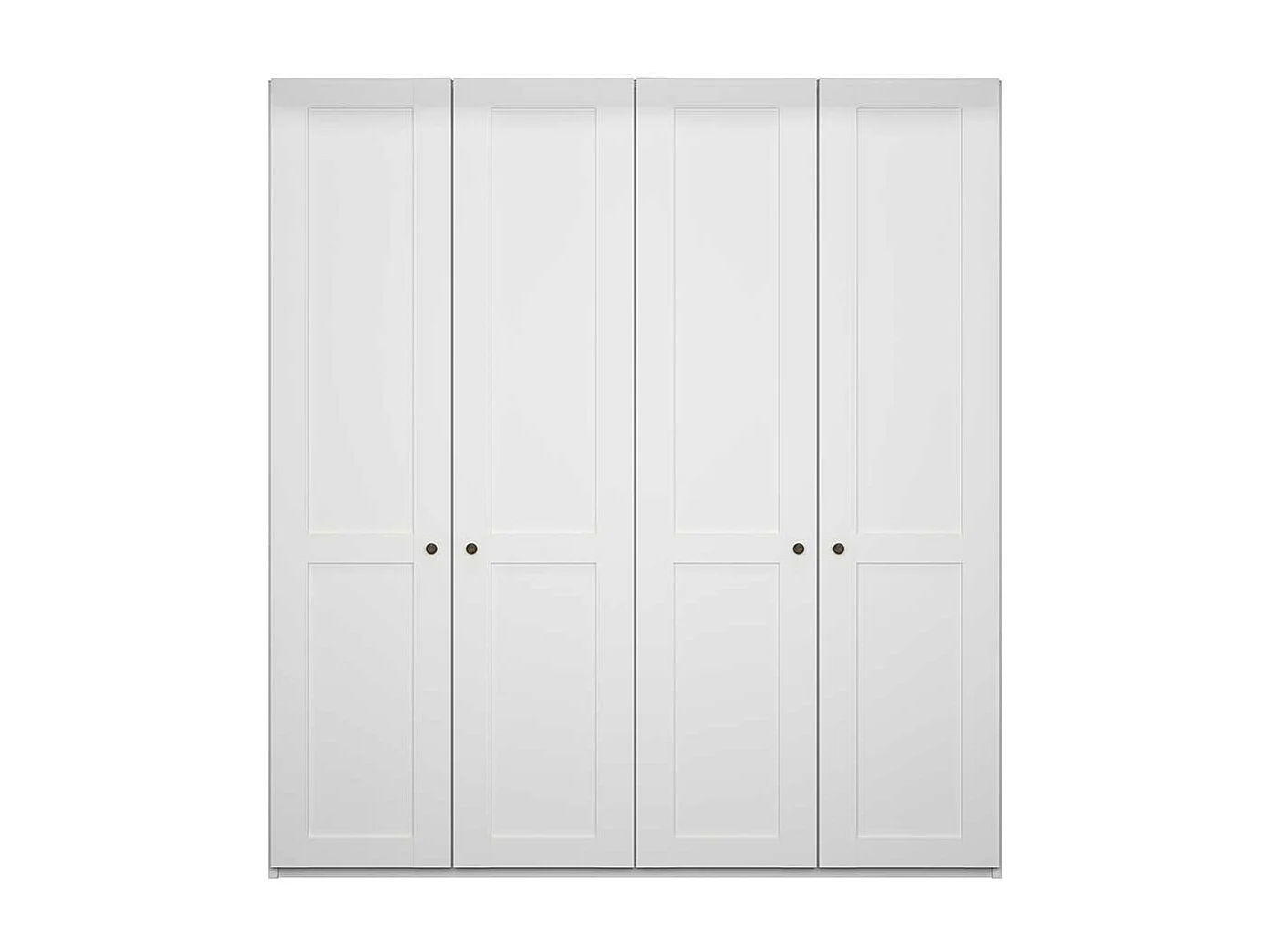 Schlafzimmerschrank modern Country in Weiß 200 cm breit