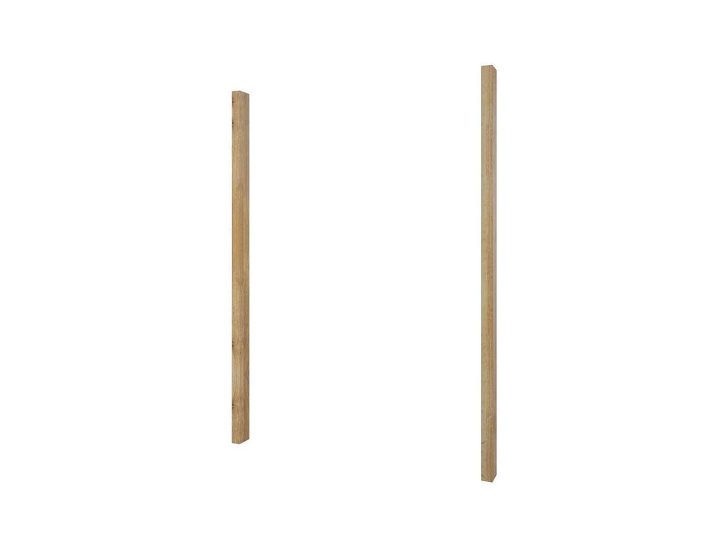 Premium Kleiderschrank in Asteichefarben 221 cm hoch - 57 cm tief