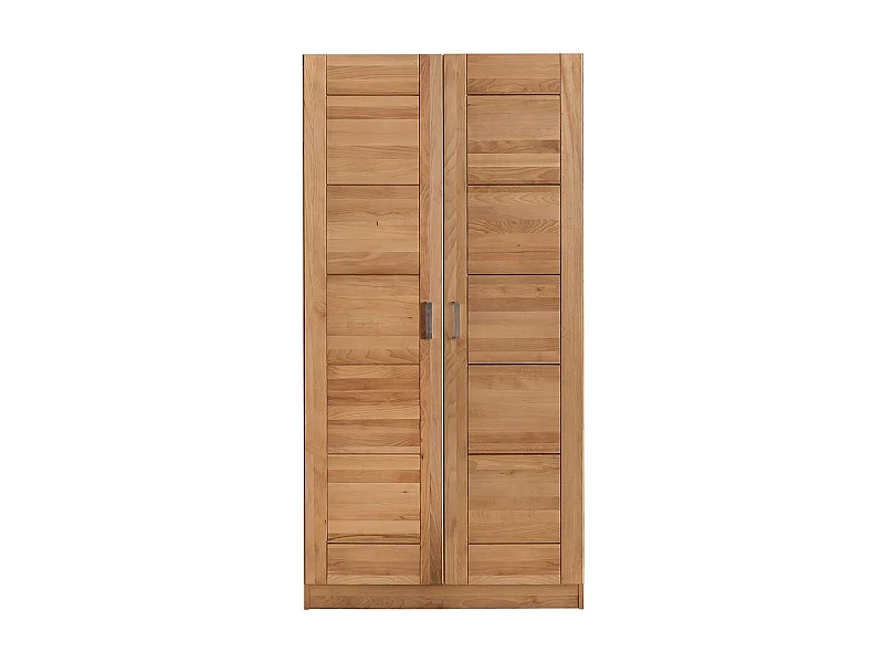 Kleiderschrank in Kernbuchefarben 205 cm hoch