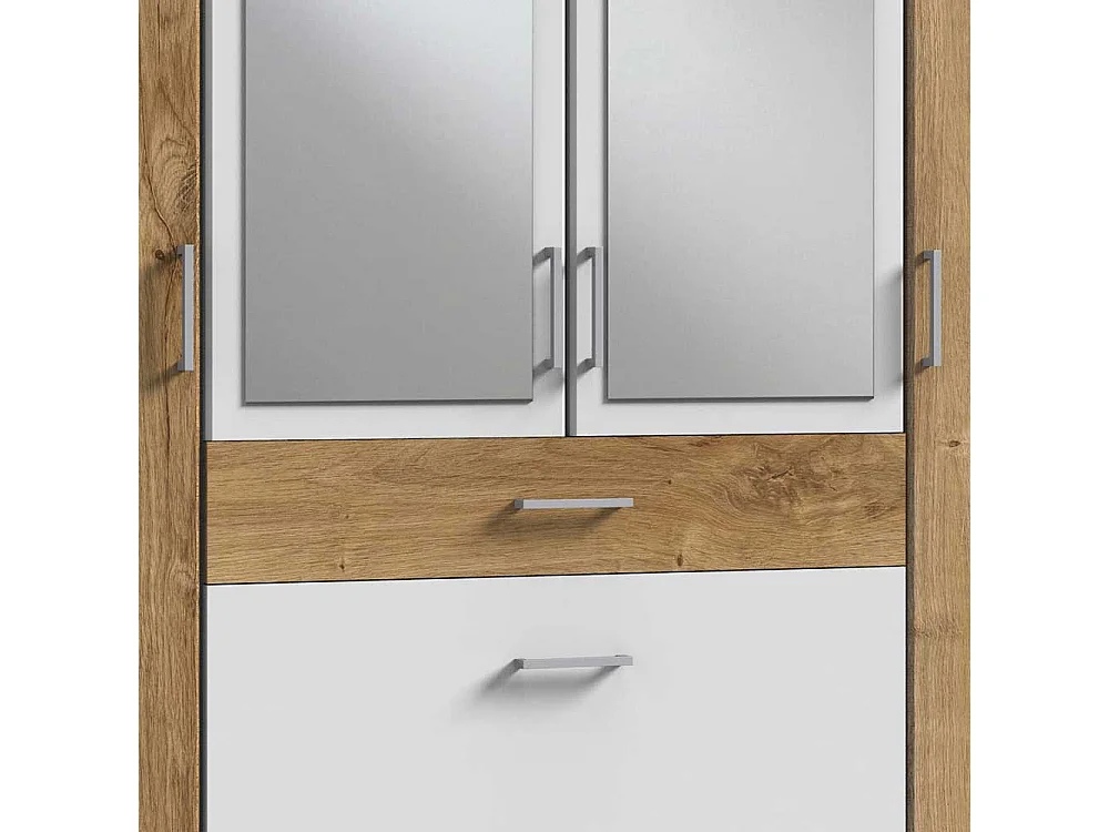 Drehtürenschrank mit Schubladen in modernem Design Made in Germany