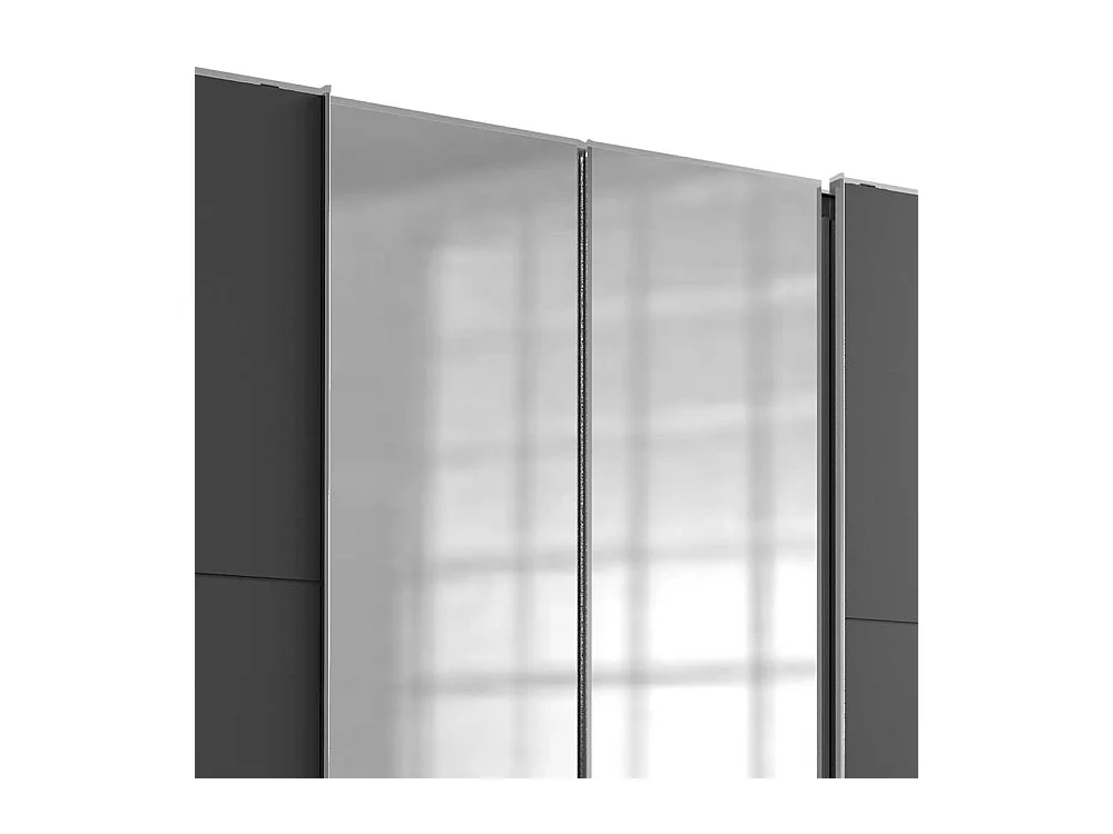 Kleiderschrank mit Spiegeltüren und Schiebetüren Made in Germany