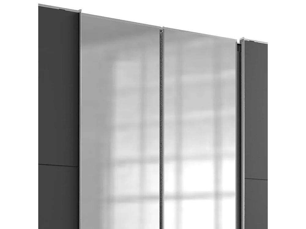 Kleiderschrank mit Spiegeltüren und Schiebetüren Made in Germany