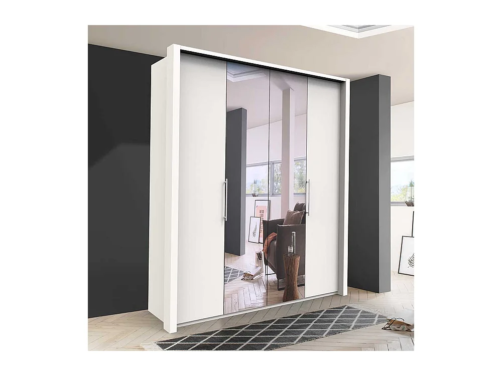 Falttürenschrank mit Spiegel Made in Germany