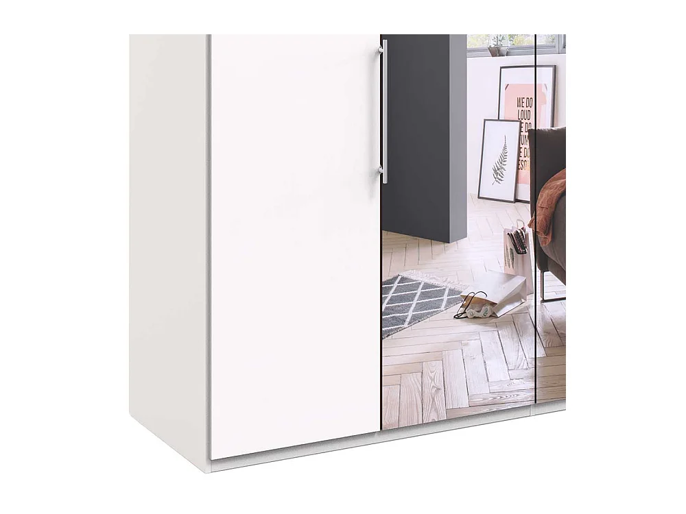 Falttürenschrank mit Spiegel Made in Germany