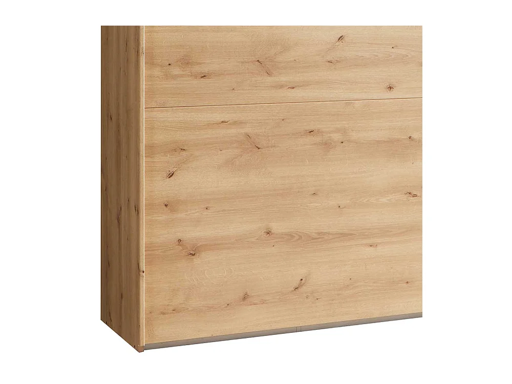 Kleiderschrank in Eiche Bianco Schwebetüren