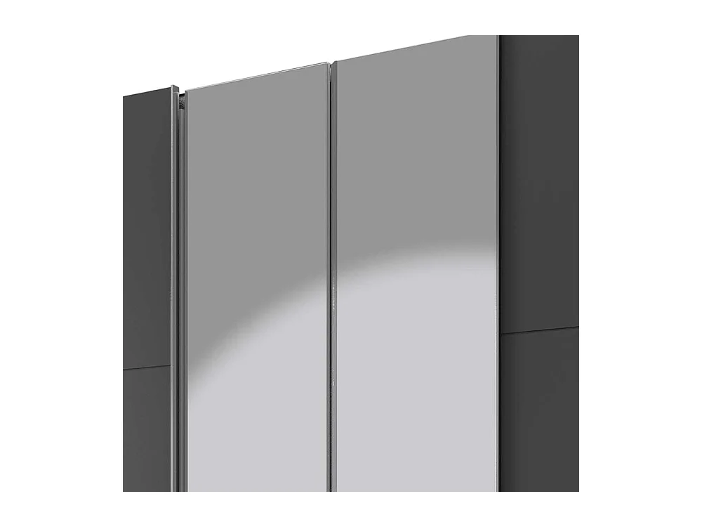 Großer Schlafzimmerkleiderschrank mit Dreh- und Schiebetüren Made in Germany