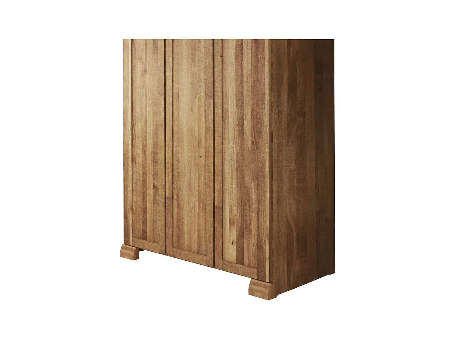 Schlafzimmer Kleiderschrank aus Wildeiche Massivholz 190 cm hoch