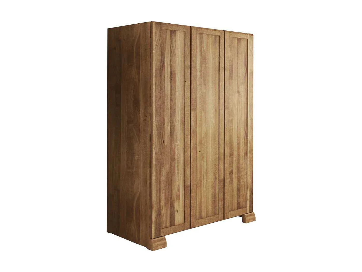 Schlafzimmer Kleiderschrank aus Wildeiche Massivholz 190 cm hoch