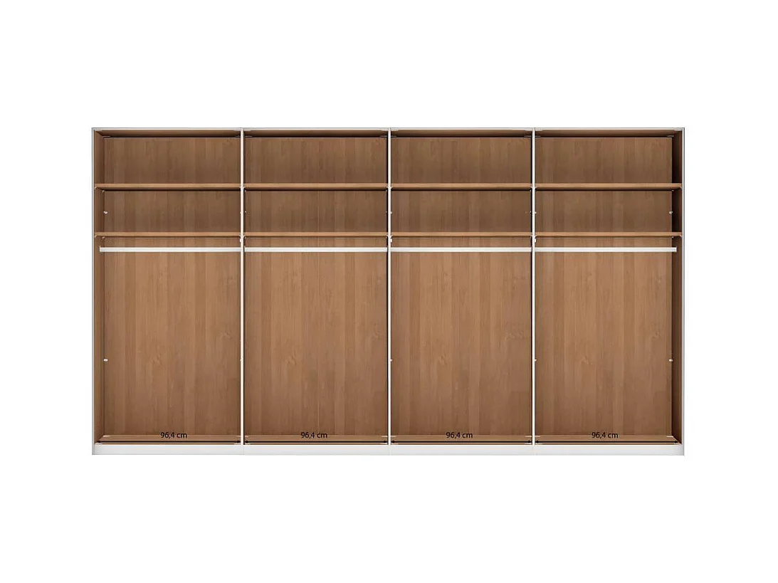 Kleiderschrank Schlafzimmerschrank in modernem Design 393 cm breit