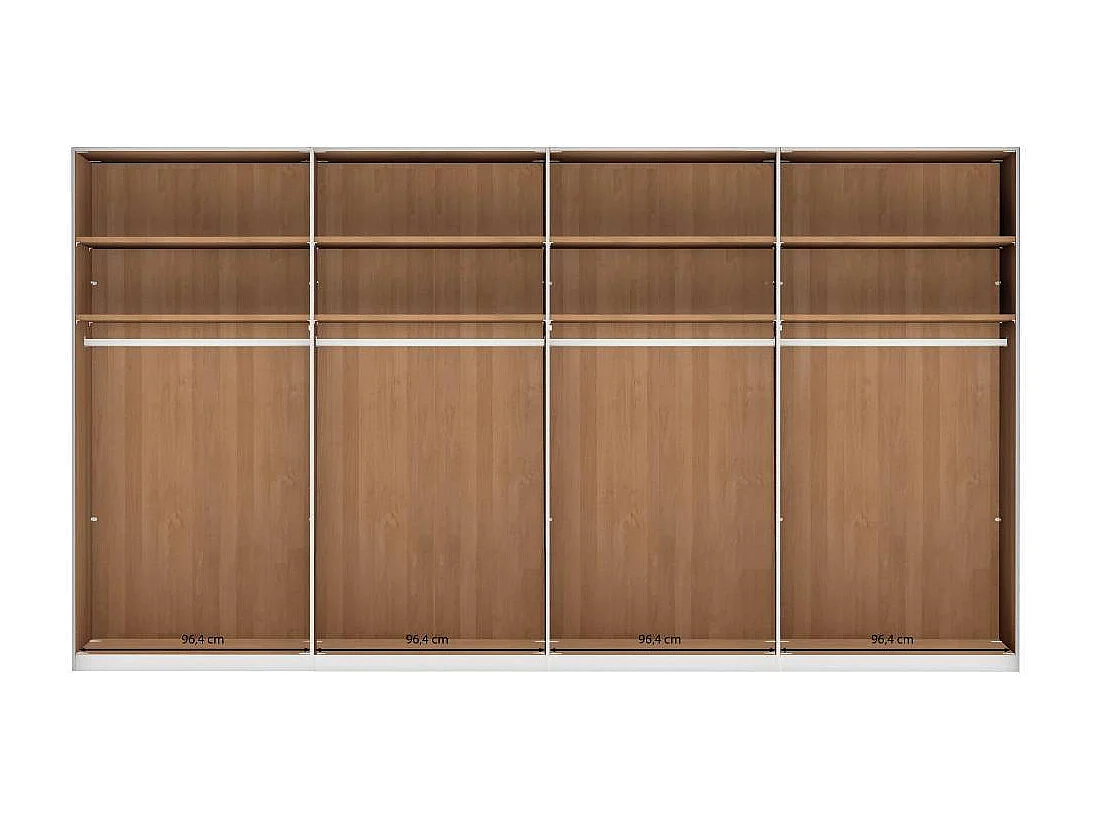 Kleiderschrank Schlafzimmerschrank in modernem Design 393 cm breit