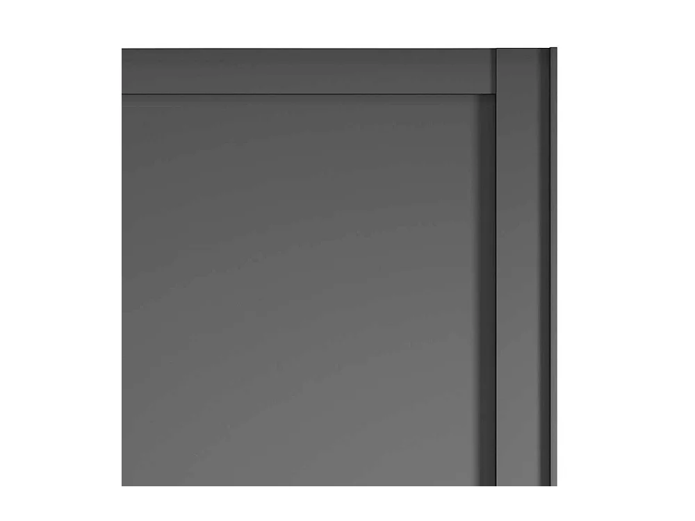 Kleiderschrank mit 2 Schiebetüren in Dunkelgrau Made in Germany