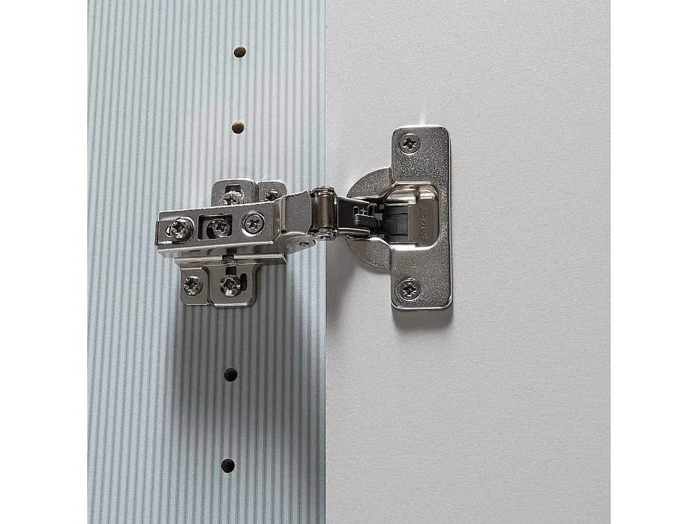 Schlafzimmerkleiderschrank Drehtürenschrank in modernem Design 345 cm breit