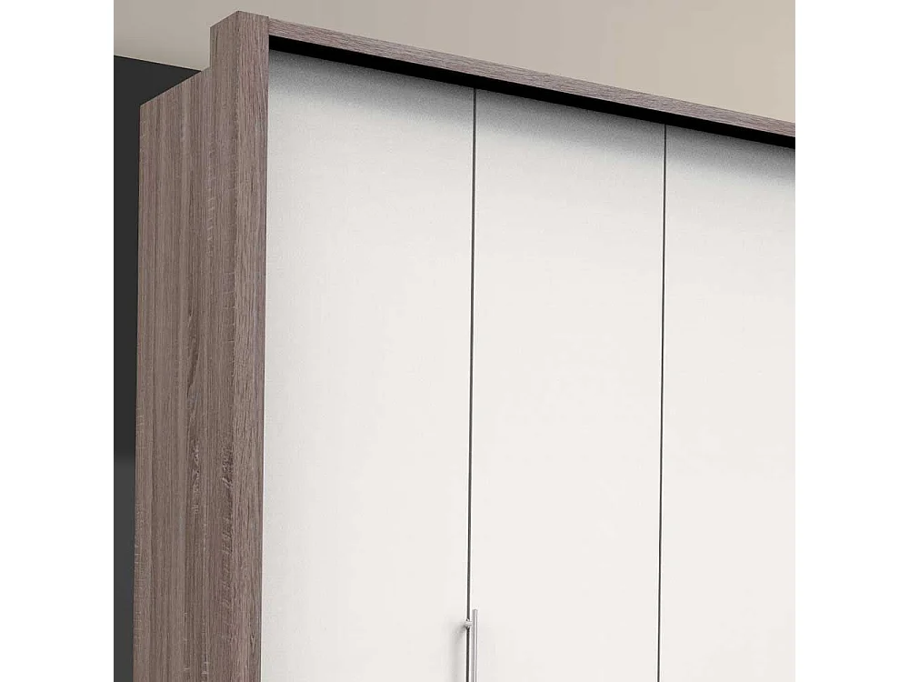 Kleiderschrank Jugendzimmer mit Falttüren und Schubladen modern