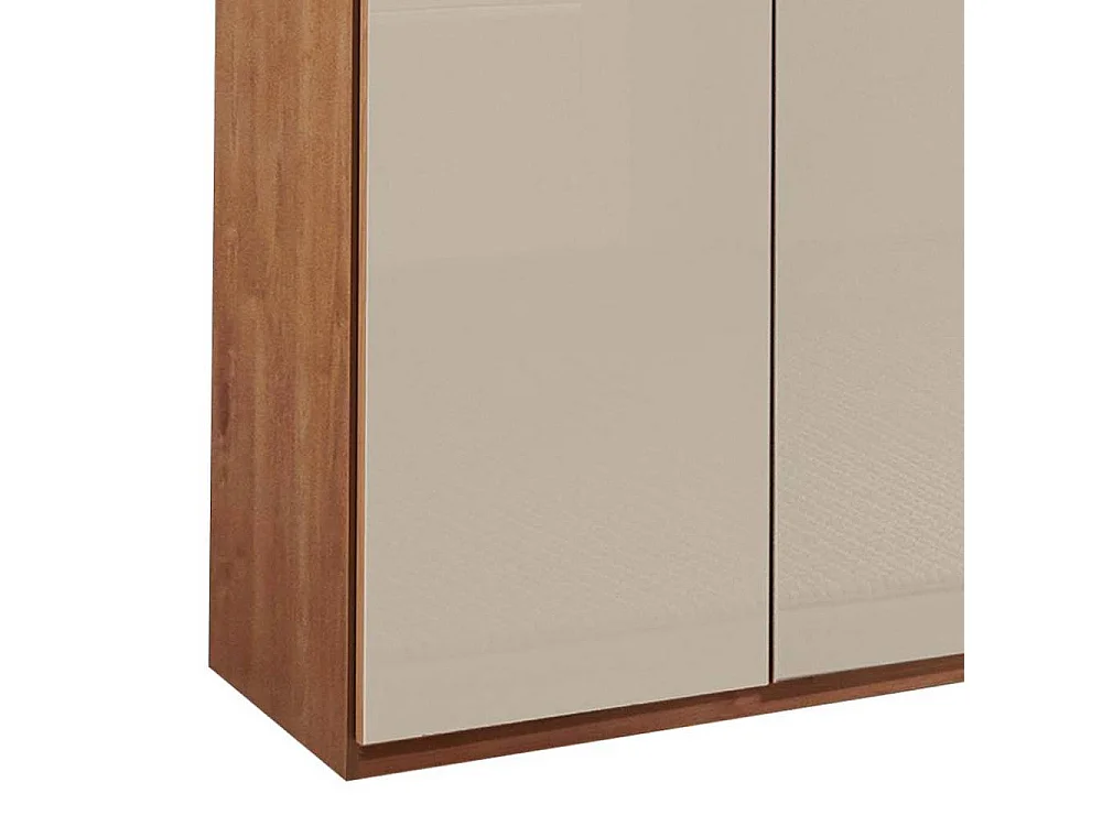 Schlafzimmerschrank Drehtürenkleiderschrank teilmassiv in modernem Design