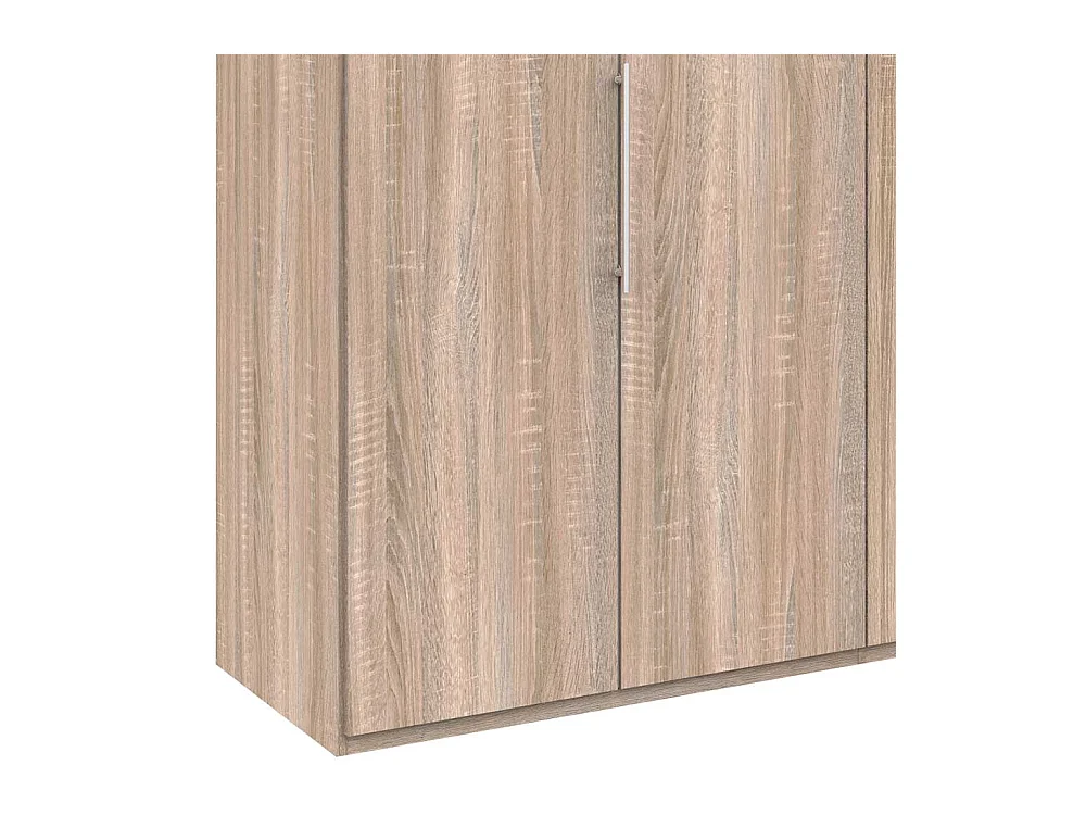 Kleiderschrank Jugendstil mit Falttüren Eiche Sägerau foliert