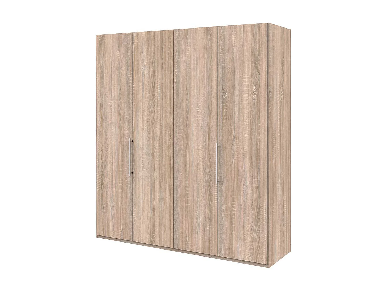 Kleiderschrank Jugendstil mit Falttüren Eiche Sägerau foliert