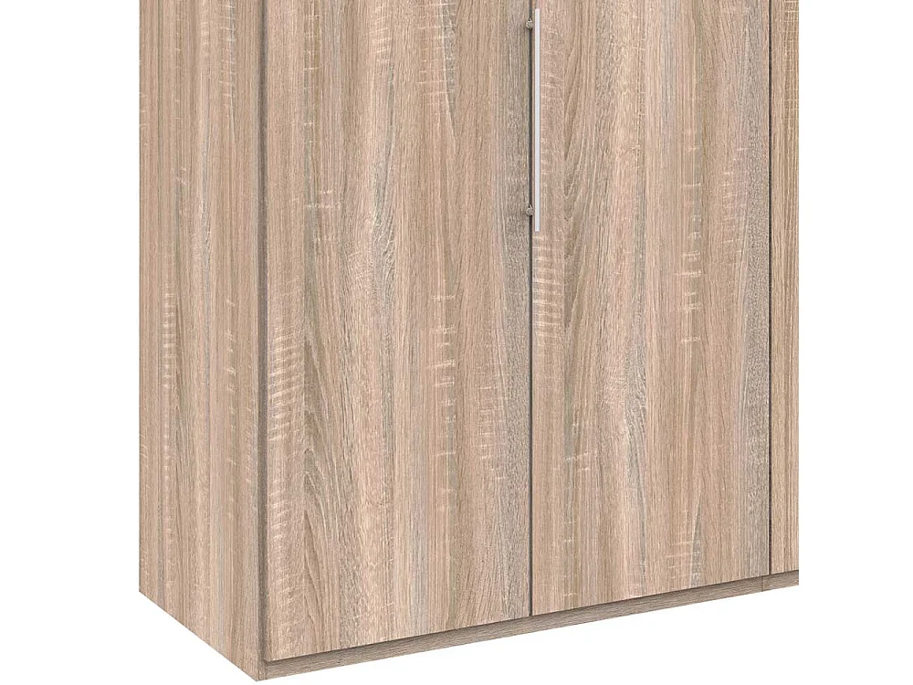 Kleiderschrank Jugendstil mit Falttüren Eiche Sägerau foliert