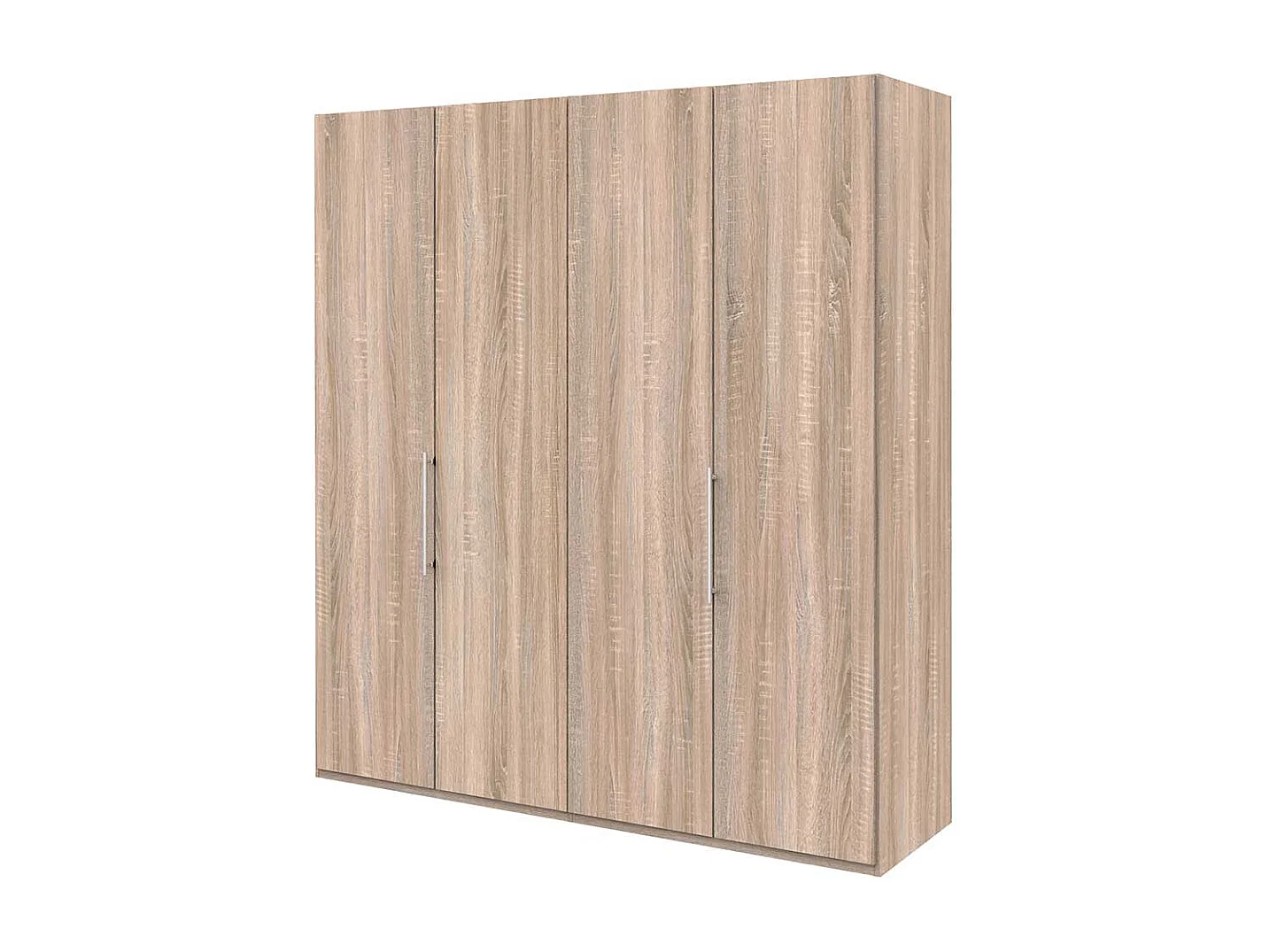 Kleiderschrank Jugendstil mit Falttüren Eiche Sägerau foliert