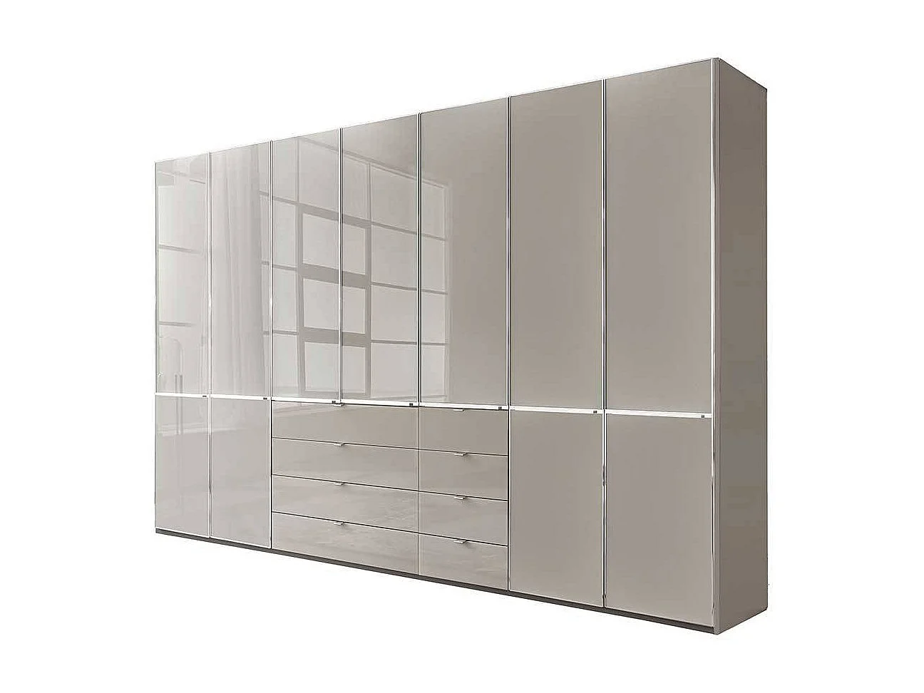 Schlafzimmerschrank Kleiderschrank mit Drehtüren Made in Germany