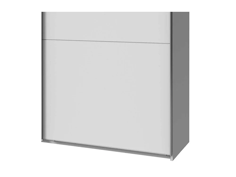 Kleiderschrank Spiegel innen mit vier Schubladen Schwebetüren