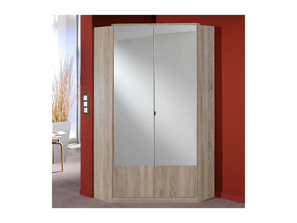 Kleiderschrank für Ecken Spiegel