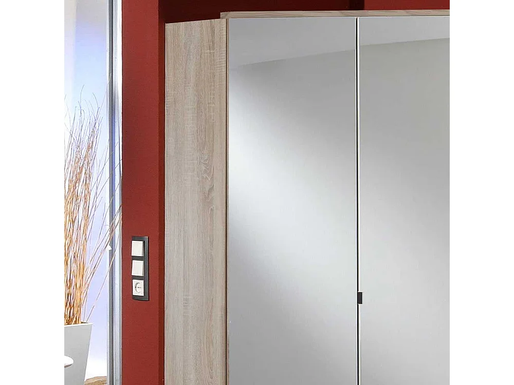 Kleiderschrank für Ecken Spiegel