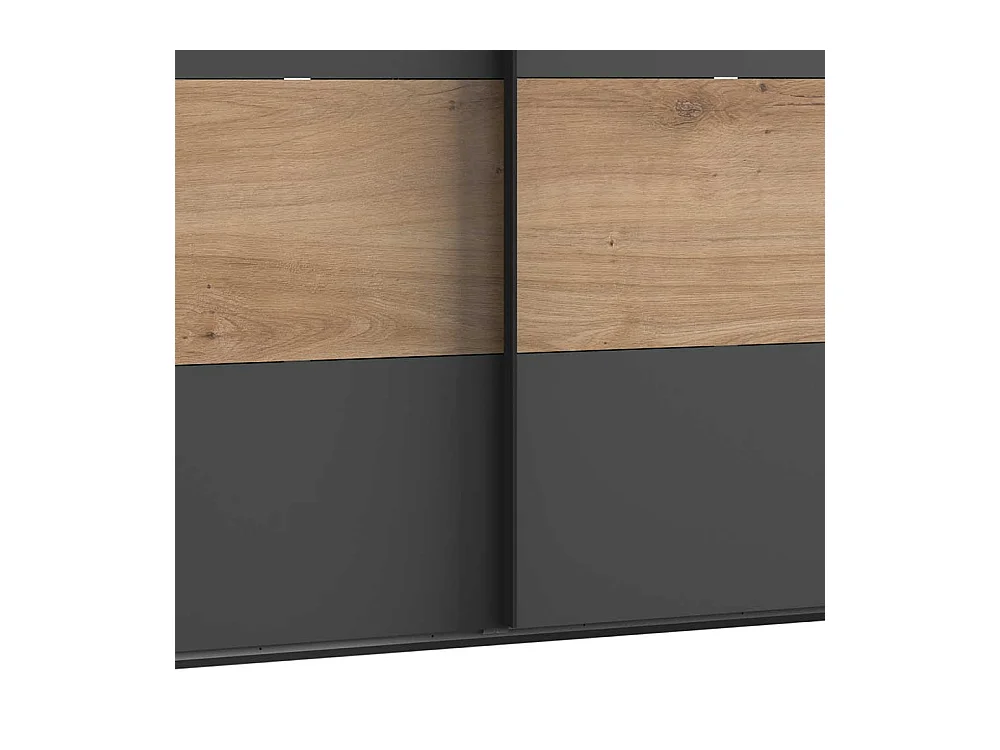 Kleiderschrank Schiebetüren und Drehtüren Industry und Loft Stil