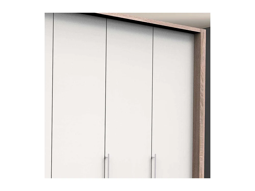 Moderner Schlafzimmerschrank mit vielen Schubladen 3 türig