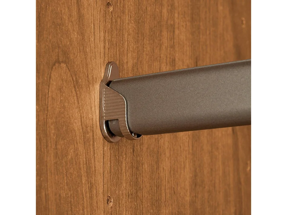 Drehtürschrank Schlafzimmerkleiderschrank teilmassiv mit Spiegel Türen