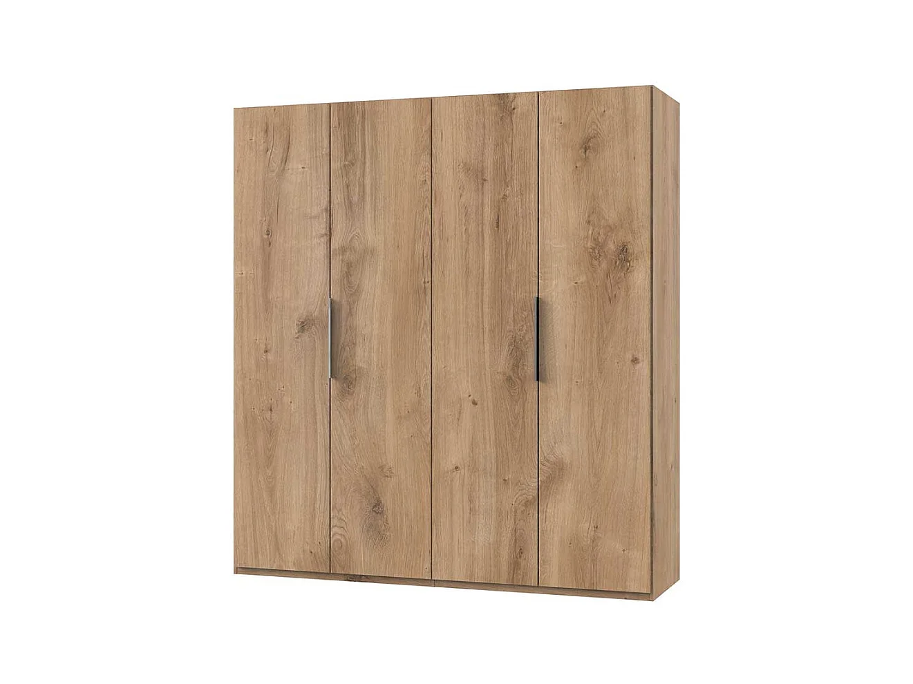 Kleiderschrank mit 4 Türen in Plankeneiche NB Made in Germany