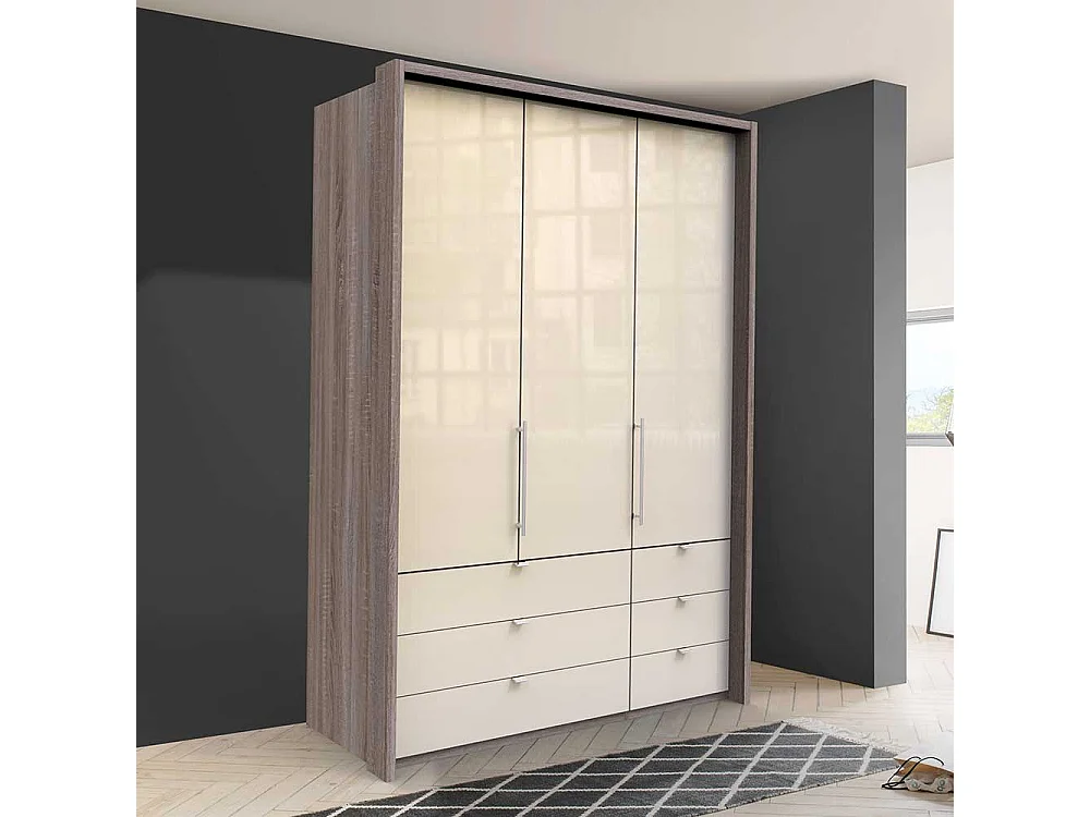 Modern Jugend Kleiderschrank mit sechs Schubladen 2 türig